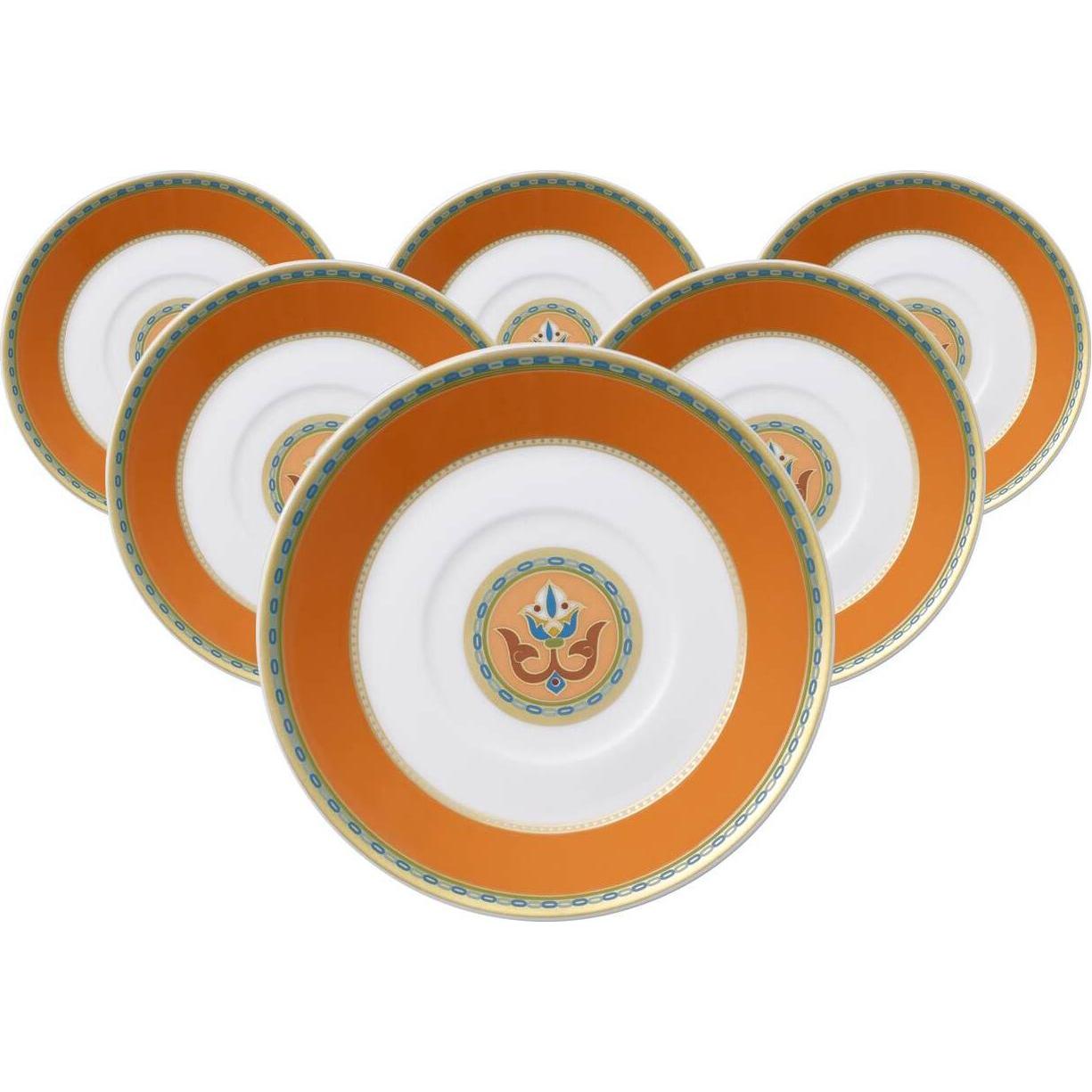 Villeroy & Boch, Tasse, Multipack Samarkand Mandarin Mokka-/Espressountertasse - 6 Stück (6 x)