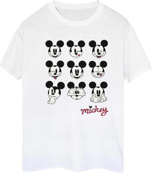 Immagine prodotto Disney Mickey Mouse Many Faces Maglietta Ampia Donna (M)