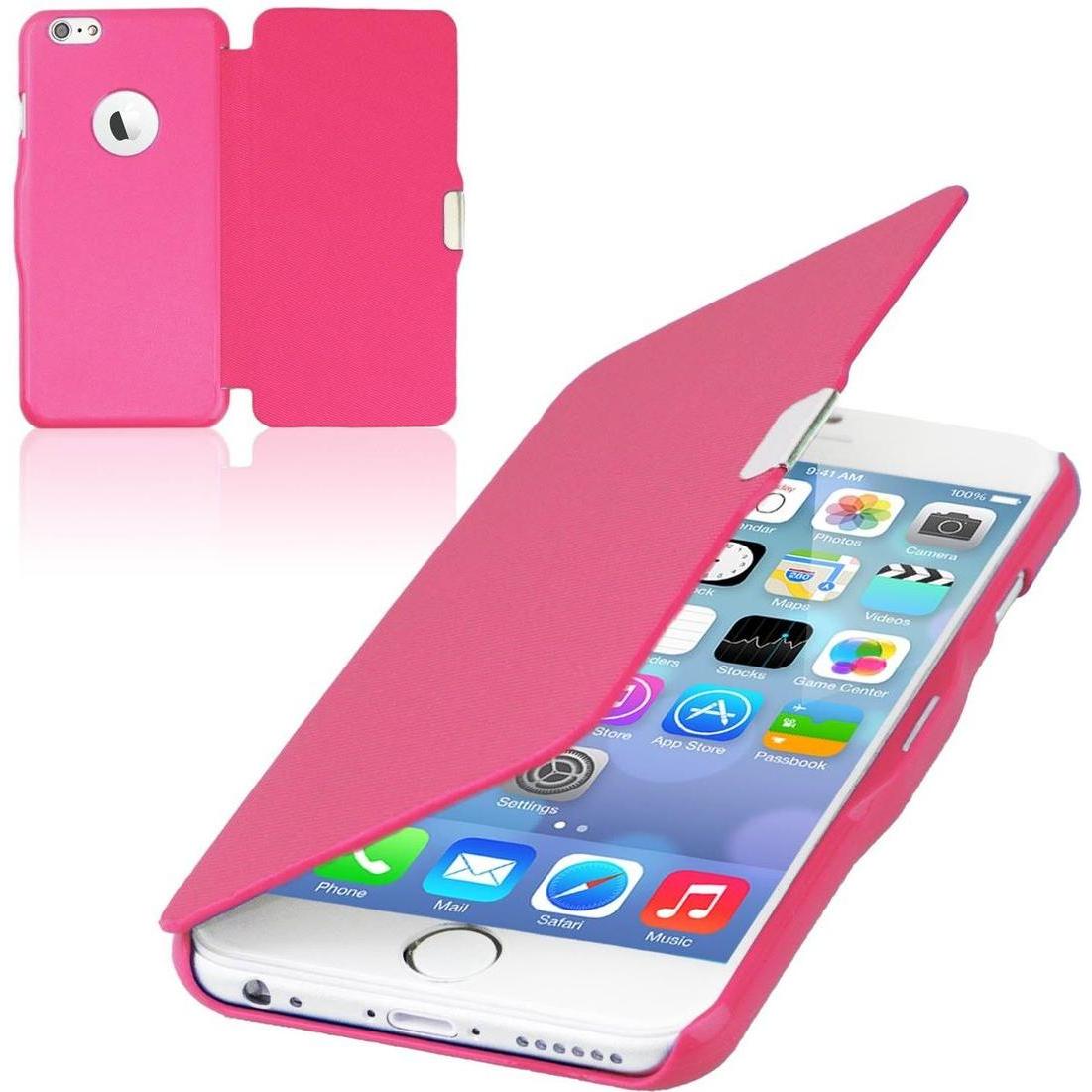 Thumbnail - König Design Flip Cover Schutzhülle Slim Case Handyhülle Bookstyle für Apple iPhone 8 Pink (Apple iPhone 8), Smartphone ...