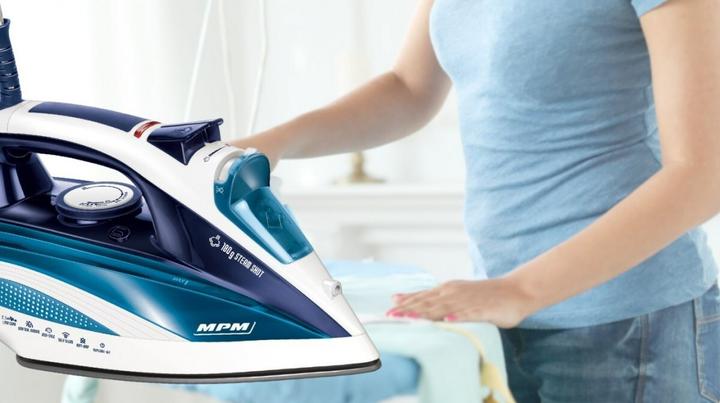 Image du produit MPM MZE-21/NS Fer à vapeur 2800 watts bleu (2800 W, 180 g/min)