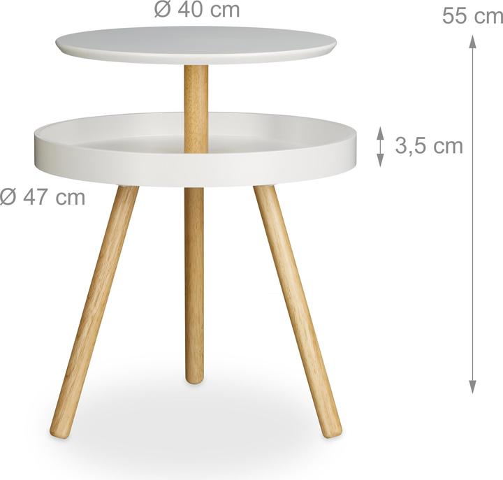 Actual product image Relaxdays Side table