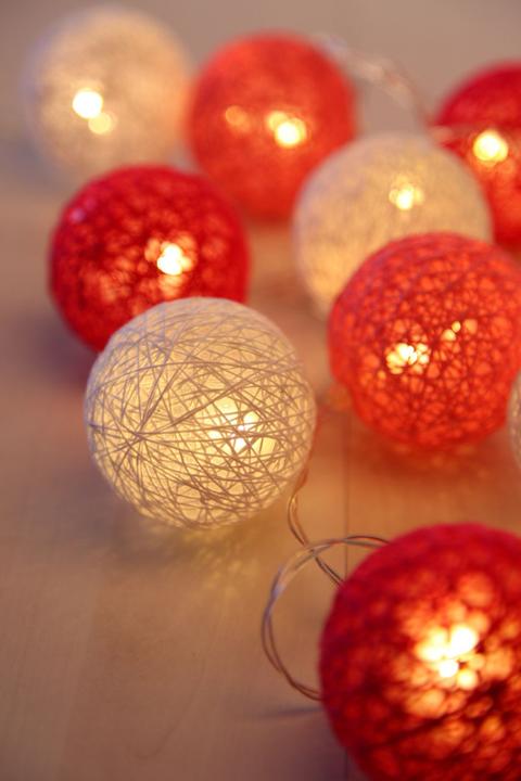 Actual product image Globo LED light chain Venuto (1.35 m)