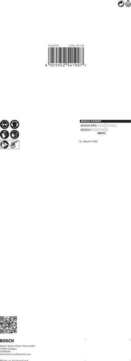 Produktbild Bosch Professional Zubehör EXPERT C470 Schleifpapier mit 14 Löchern für Schwingschleifer, 115 x 280 mm, G 400, 10-tlg. (400)