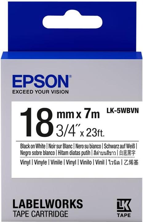 Produktbild Epson LK-5WBVN Vinyl (18 mm)