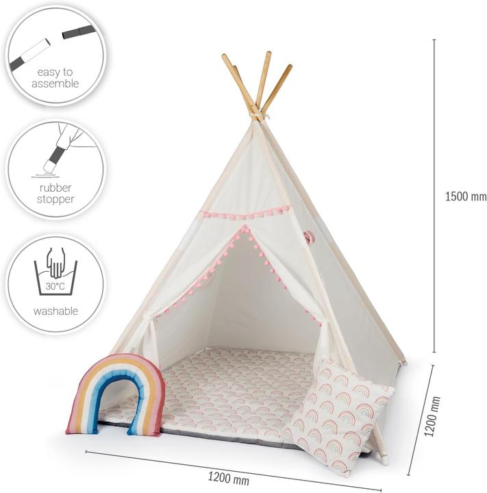 Produktbild Paco Home Kinder Tipi Spielzelt