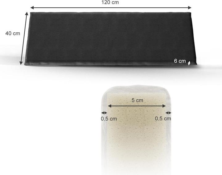 Produktbild Vicco Bankauflage (120 x 6 x 40 cm)