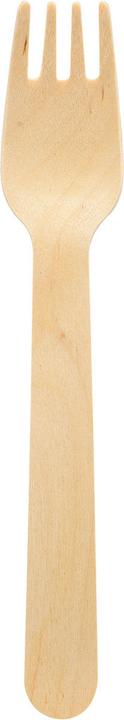 Actual product image Duni Organic Forks Birch, Pack of 10 (10 Piece, Pitchfork)