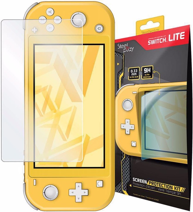 Actual product image Steelplay screen protection kit (Switch Lite)