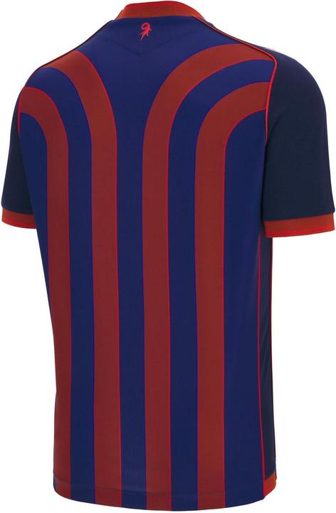 Actual product image Macron FC Basel Home Jersey 25/26 M, Blau/Rot, Detailfarbe (M)