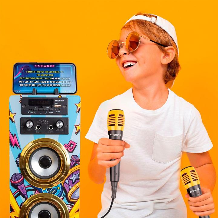 Immagine prodotto Xtrem Karaoke-Maschine Music Star für Kinder mit 2 Mikrofonen