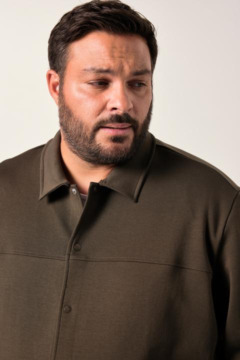 Produktbild Men+ Jersey-Overshirt FLEXLASTIC®, Langarm, Hemd, Kentkragen (8XL)