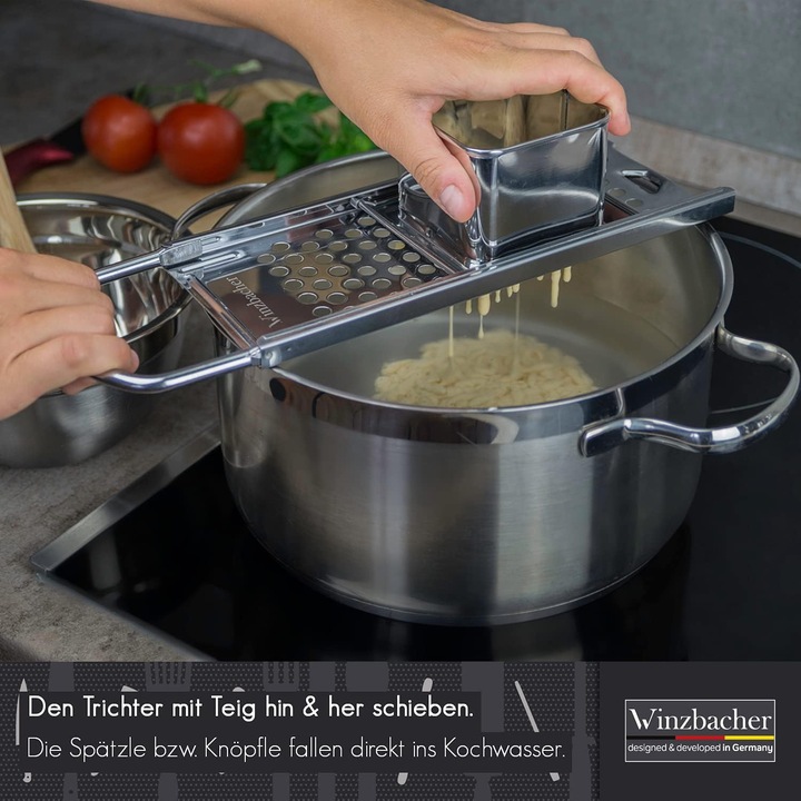 Produktbild Winzbacher Spätzlehobel + Schöpflöffel