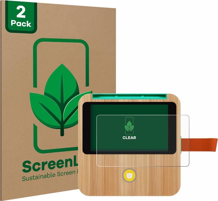 ScreenLeaf Schutzfolie nachhaltiger Displayschutz Displayschutzfolie Folie Klar Transparent