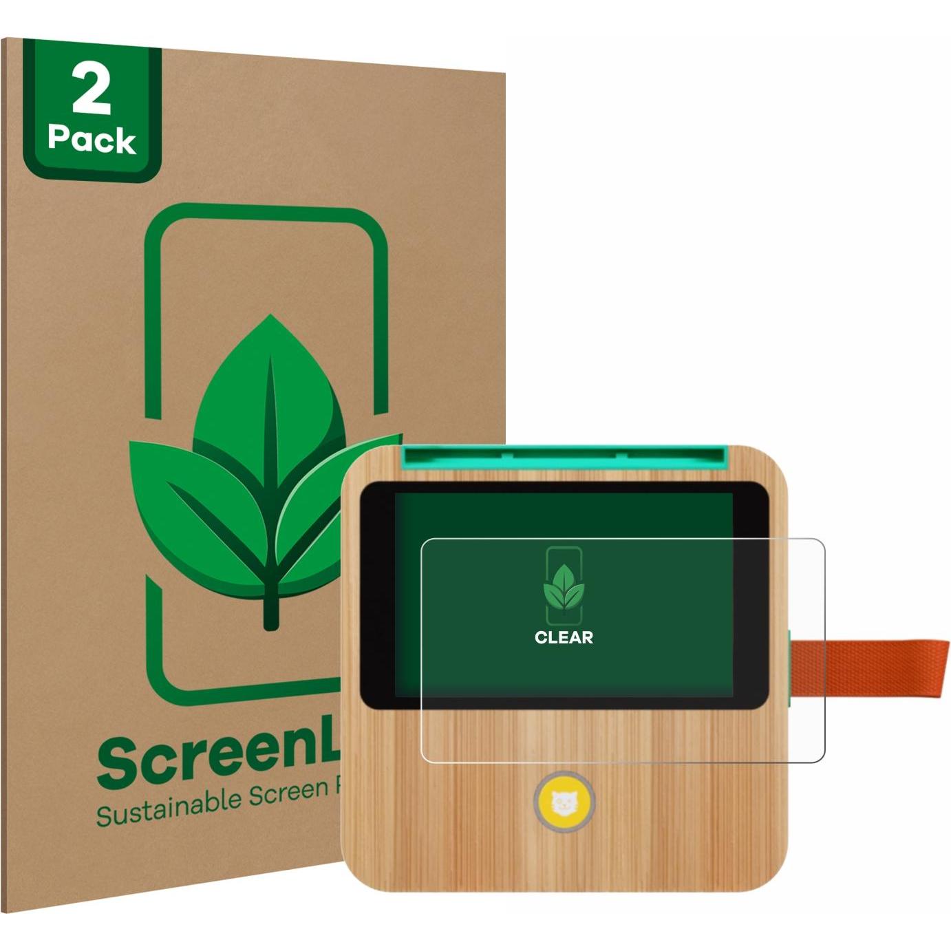ScreenLeaf Schutzfolie nachhaltiger Displayschutz Displayschutzfolie Folie Klar Transparent, MP3 + Media-Player Zubehör