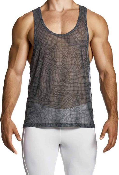 Produktbild Abstract Net Tank Top Grau Medium (M)