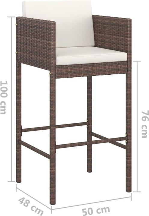 Produktbild vidaXL Garten-Bar-Set