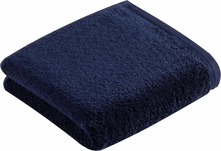 Produktbild Vossen Handtuch Vegan Life Marineblau, 60 x 110 cm (60 x 110 cm)