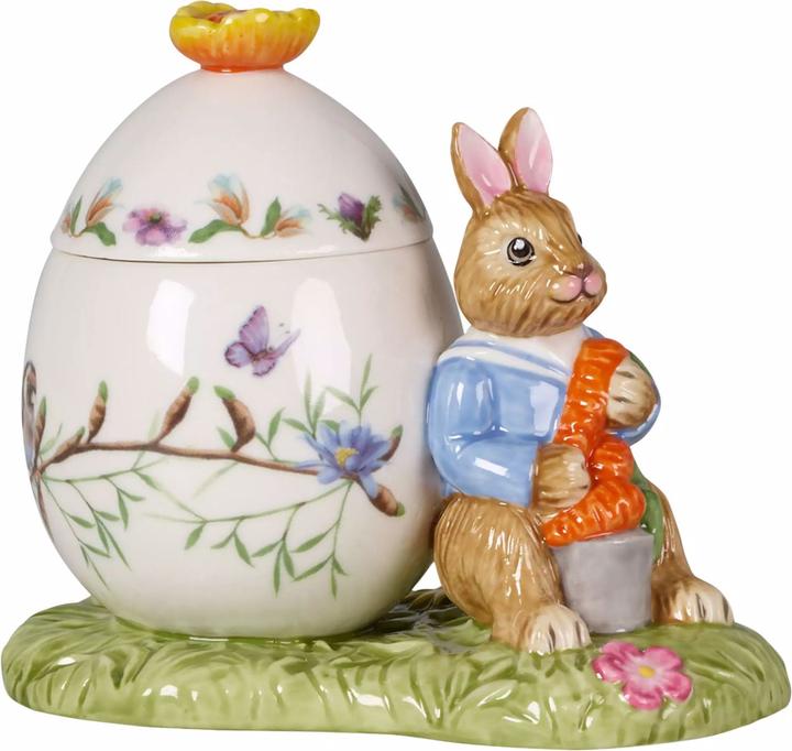 Villeroy & Boch Decorative Easter egg tin May BUNNY TALES (1 x, 11 x 6.5 x 9.5 cm)