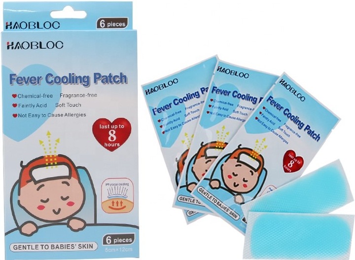 Produktbild PhoneLook Selbstkühlender Kalt Fiebersenkender Cooling-Patch Pflaster (6Stk) mit aktiv kühlendem Gel (6 x)