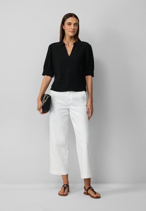 Immagine prodotto S.Oliver Bluse Verkürzte Plissee-Bluse im Loose Fit mit Puffärmeln (44)