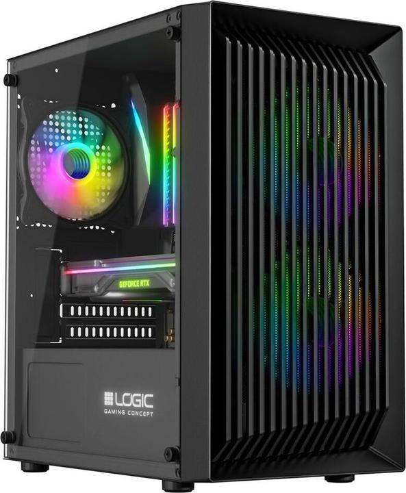 Actual product image Logic Obudowa Atos RGB Mini USB 3.0 Bez Zasilacza (mATX, Mini-ITX)