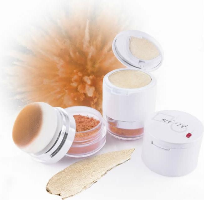 Actual product image Mi-Rê Cosmetics Loose Powder Pot Compact Powder Dual Contour Nova Contour Highlighter 11g