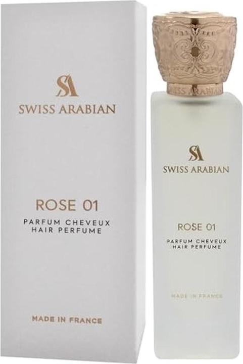 Immagine prodotto Swiss Arabian Profumo per capelli Rose 01 per donna e uomo 50ml (50 ml, Profumo per capelli)