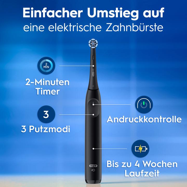 Produktbild Oral-B iO Series 2 Night Black/Calm Pink mit 2. Handstück Elektrische Zahnbürste