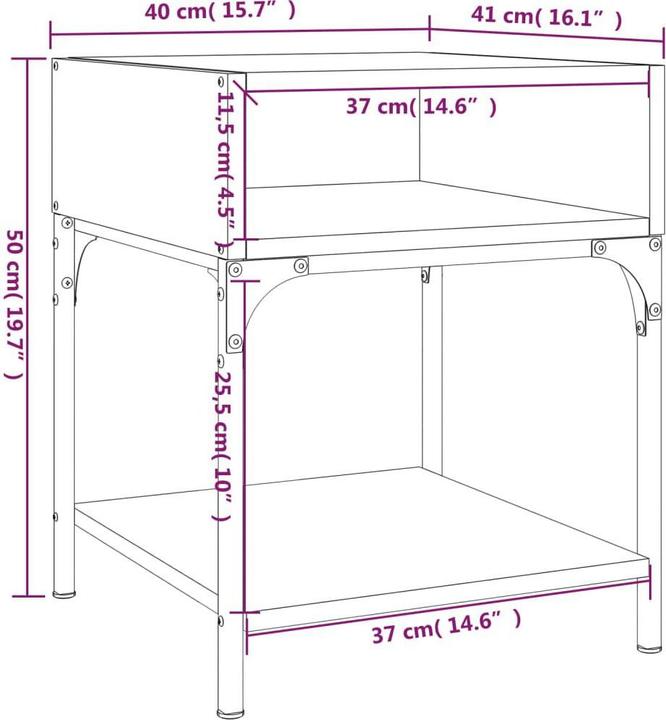 Produktbild VidaXL Darren (40 x 41 x 50 cm)