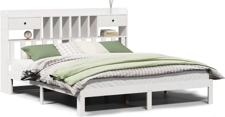 Produktbild vidaXL Bett mit Regal (180 x 200 cm)