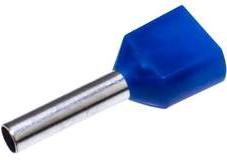 Produktbild Lapp Kabel Zwillings-Aderendhülse 16 mm² 14 mm Teilisoliert Blau 61802035 50 St.