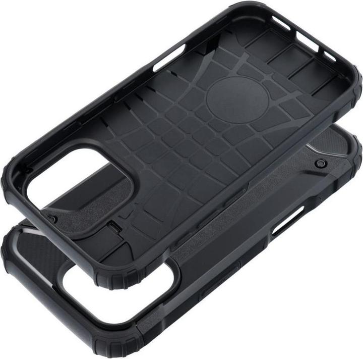 Actual product image OEM Back panel cover ARMOR case for IPHONE 16 Pro black (Apple iPhone 16 Pro)