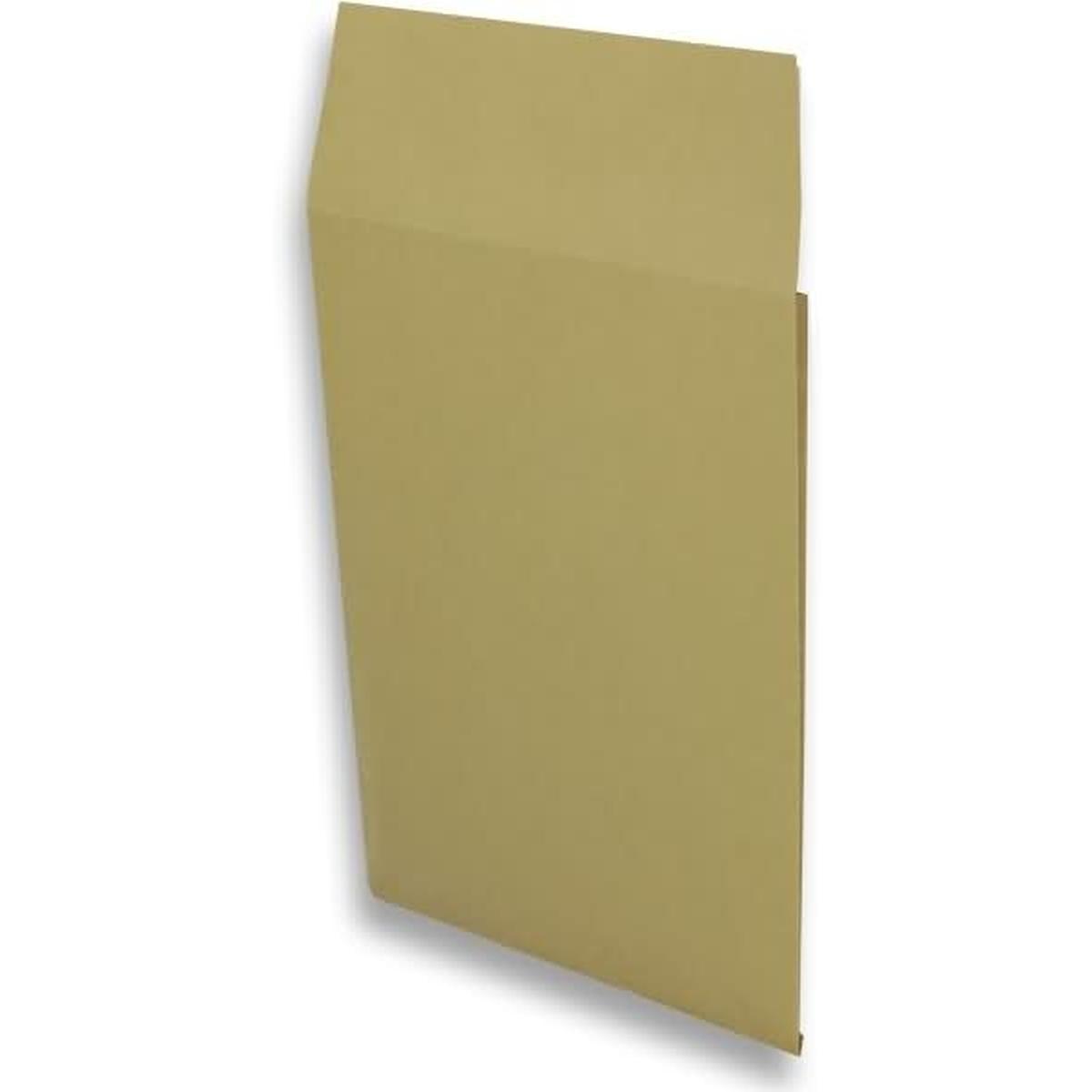 Blanke, Versandtasche + Luftpolstertasche, Faltentaschen 250x353x20mm B4 130g/qm haftklebend VE=250 St. braun (250 x)