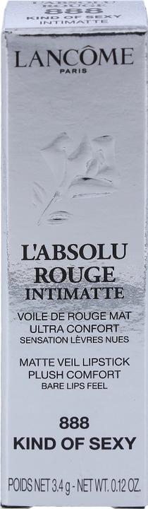 Actual product image Lancôme L'Absolu Rouge Intimatte 888 (888 Kind of Sexy)