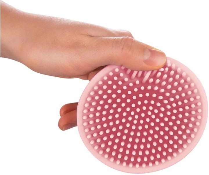Actual product image Canpol BABIES silicone body brush, pink, 9 / 115 pin