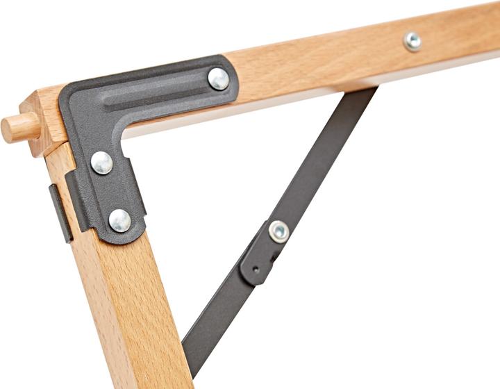 Produktbild Campz Buchenholz Rolltisch 90x60x70cm