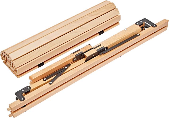 Produktbild Campz Buchenholz Rolltisch 90x60x70cm