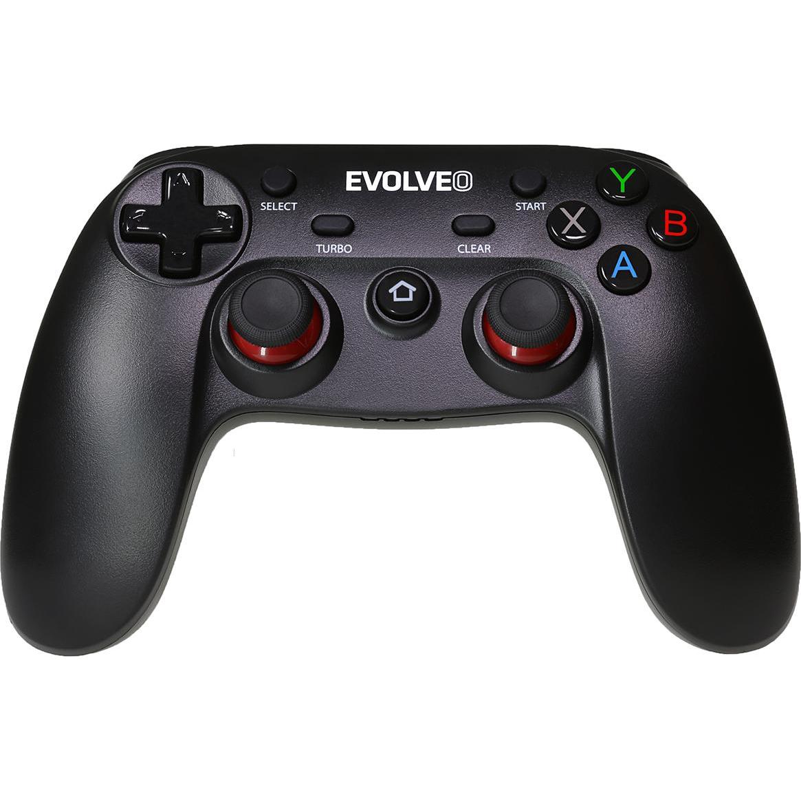Evolveo EasyPhone Fighter F1 Black Gamepad Bluetooth/USB Android, PC, Playstation 3 (Android, PC, PS3), Controller gaming, Nero