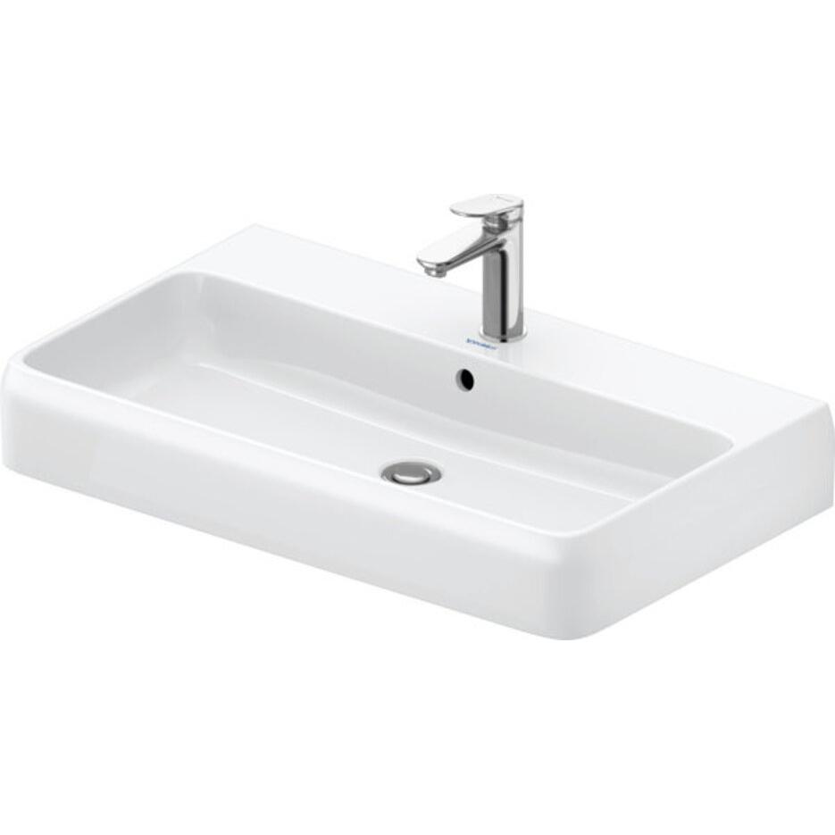 Duravit, Waschbecken, Qatego Waschtisch, 800x470mm, mit Überlauf, Unterseite glasiert, 238280 (470 mm, 800 mm)