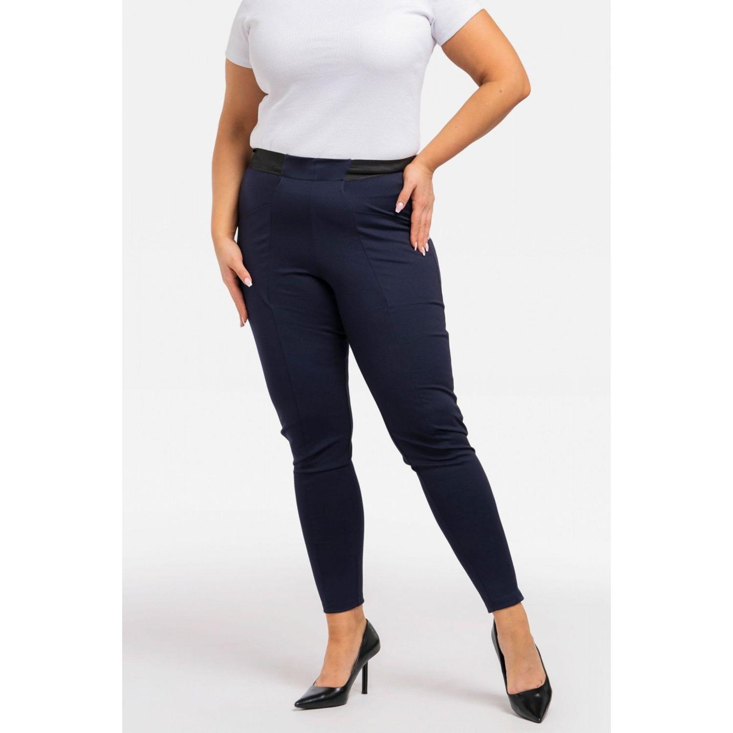 Karko, Damen, Hosen, Grösse Hose model, Blau, Beige, Schwarz, Grün, (38, 39, 40)