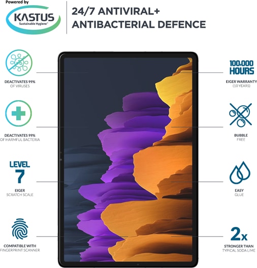Produktbild Eiger Mountain Glass (1 Stück, Galaxy Tab S7+, Galaxy Tab S10+, Galaxy Tab S8+, Galaxy Tab S9 FE+, Galaxy Tab S9+)