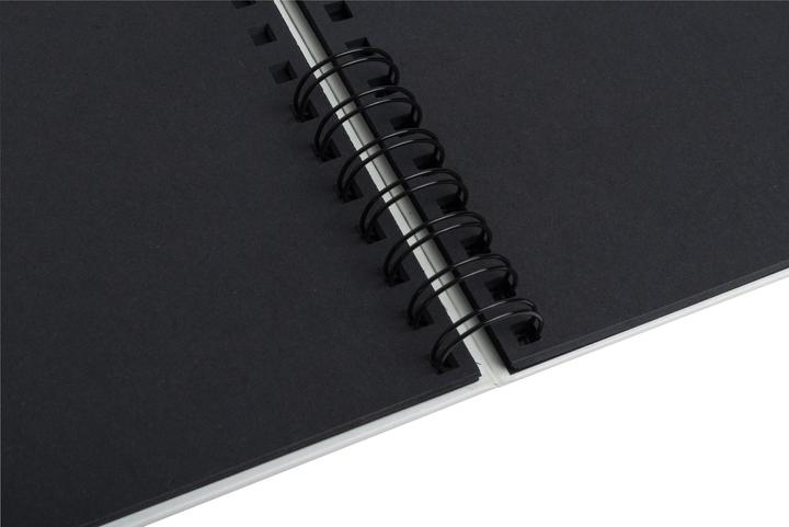 Image du produit Exacompta Album photo à spirales 50 pages noires Néo Déco - Blanc (10 x 15 cm)