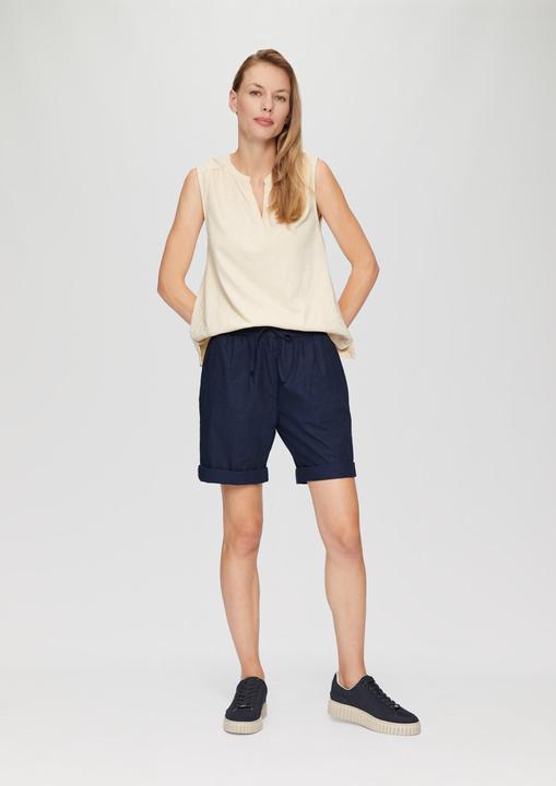 Image du produit s.Oliver Hose Leichte Shorts mit Elastikbund aus Lyocellmix (46)