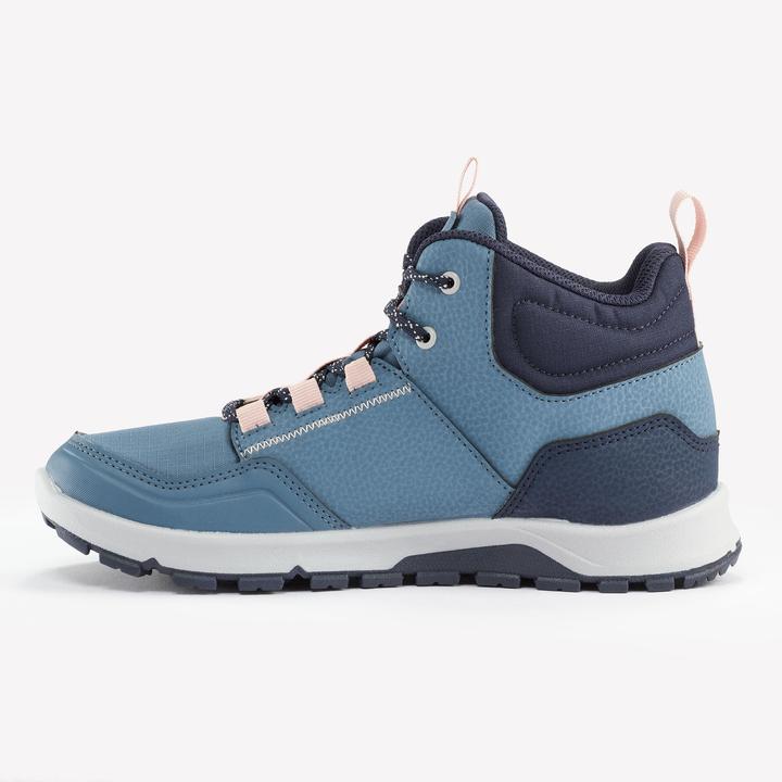Image du produit Quechua Chaussures de randonnée enfants pointures 35-38 mi-hautes - NH500 bleu (37)