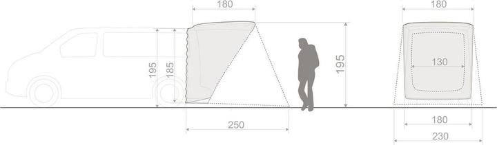 Immagine prodotto Vaude Drive Van Trunk (Tenda, 2.56 kg, 1 persona)