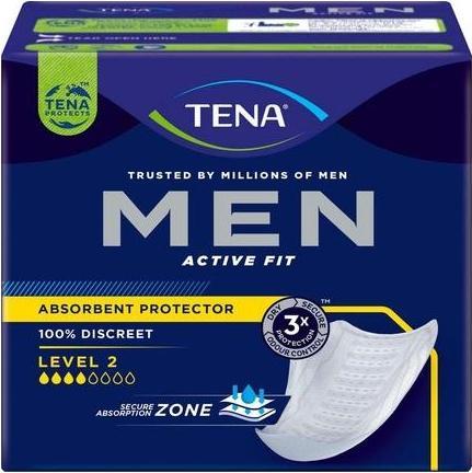 Actual product image Tena MEN LEVEL 2 protector 100% absorbed 10 u (10 x)