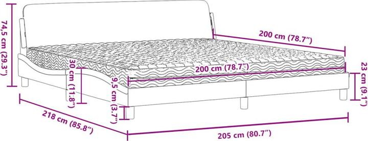 Image du produit vidaXL Bettgestell (200 x 200 cm)