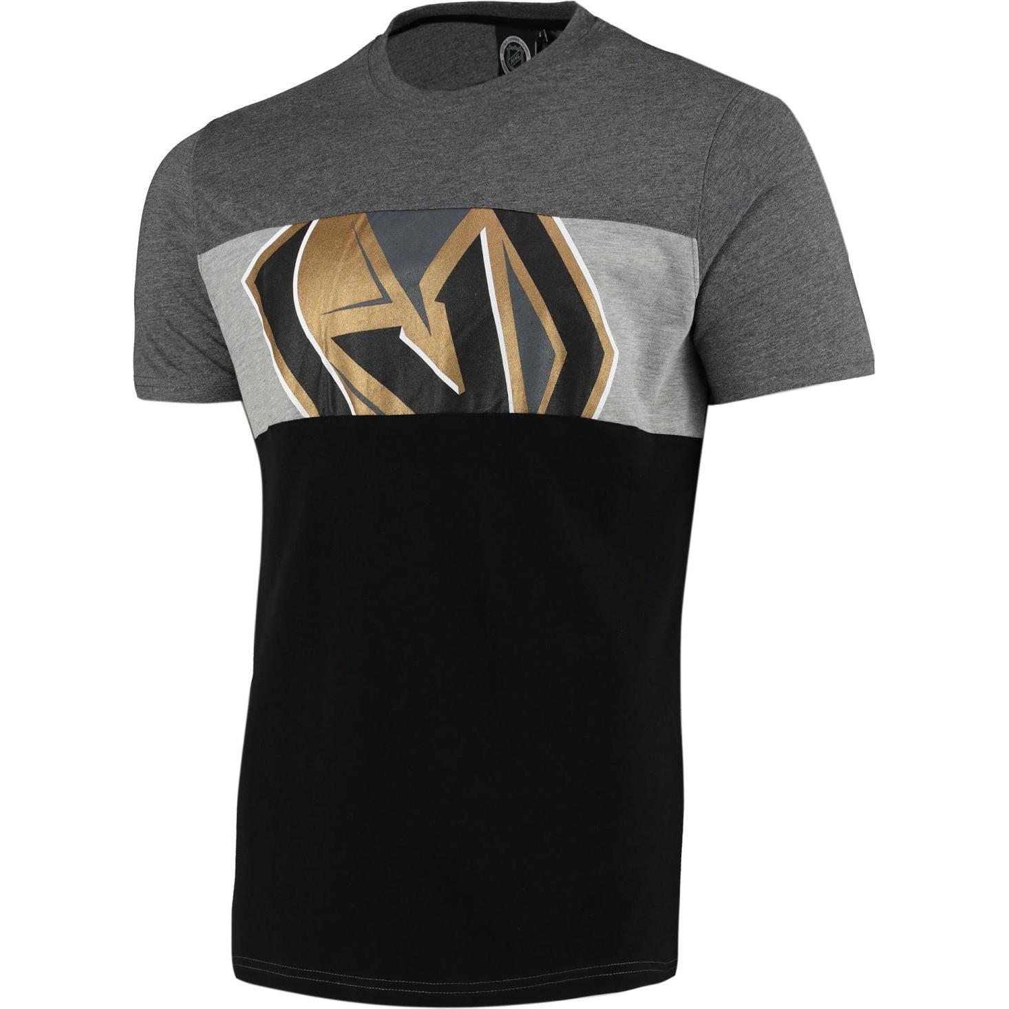 Fanatics, Herren, Shirt, NHL Vegas Golden Knights Pannelled, Grau, (S)