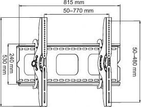 Image du produit Art AR-08 (60 pouces) (Mur, 80 kg, 32" - 60")