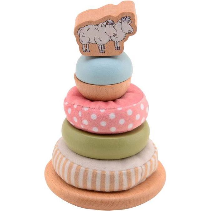 Johntoy Mike &amp Molly Stapelturm mit weichen Ringen